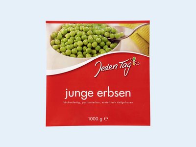 Jeden Tag Tiefkühlerbsen