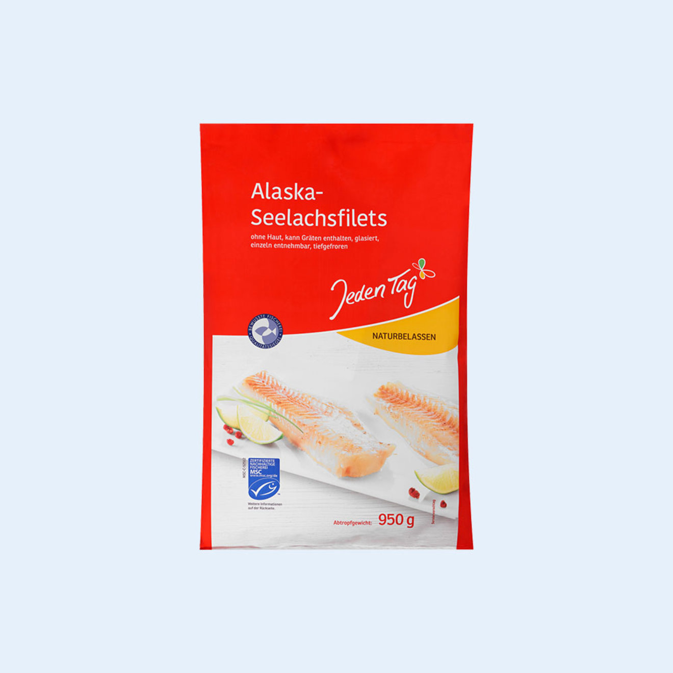 [Translate to EN:] Jeden Tag Alaska-Seelachsfilets