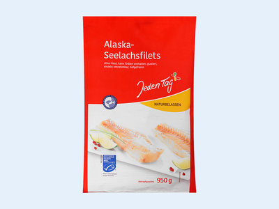 Jeden Tag Alaska-Seelachsfilets